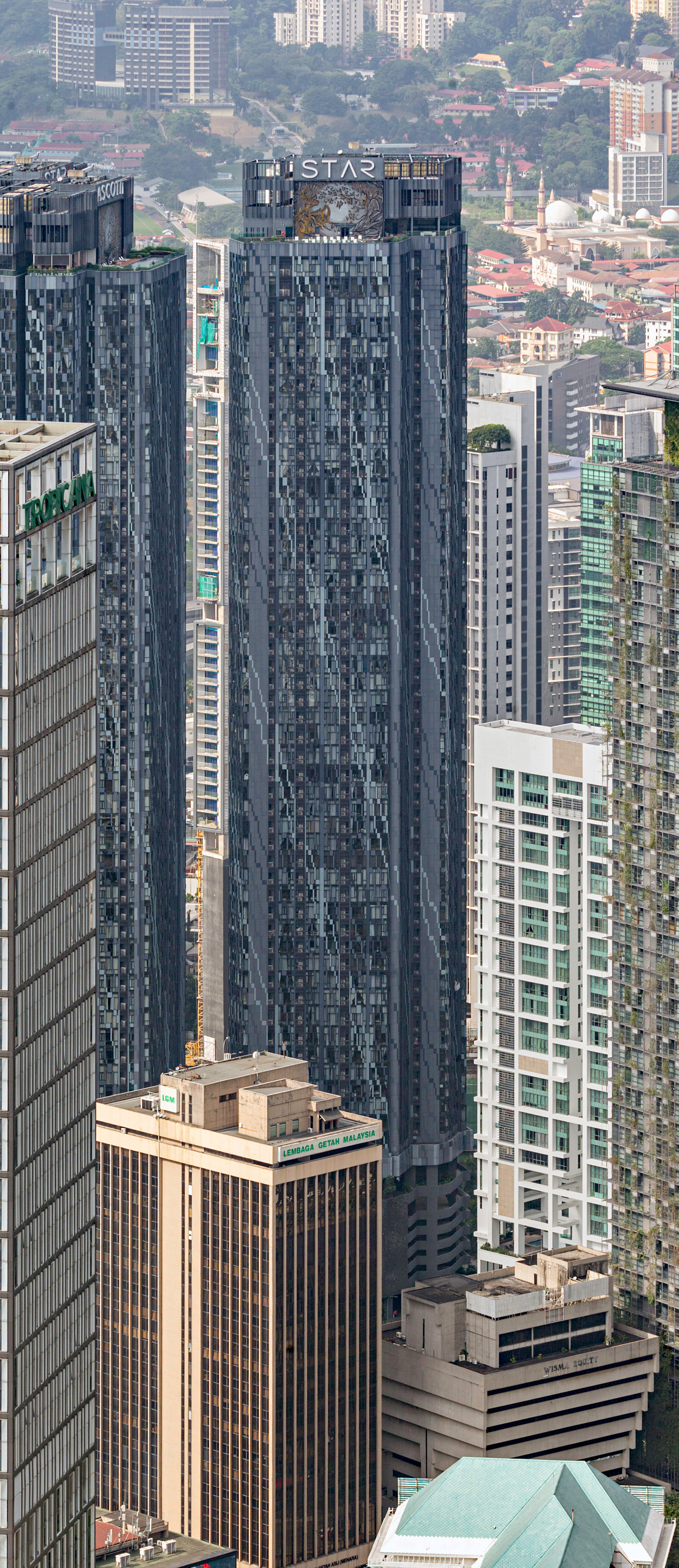 Star Residences Tower 2, Kuala Lumpur - View from KL Tower. © Mathias Beinling
